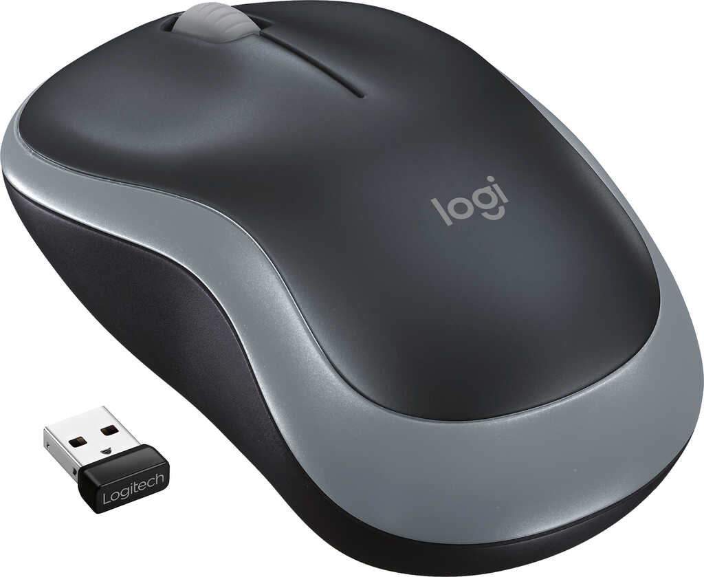 Logitech M185 Wireless Mouse grau