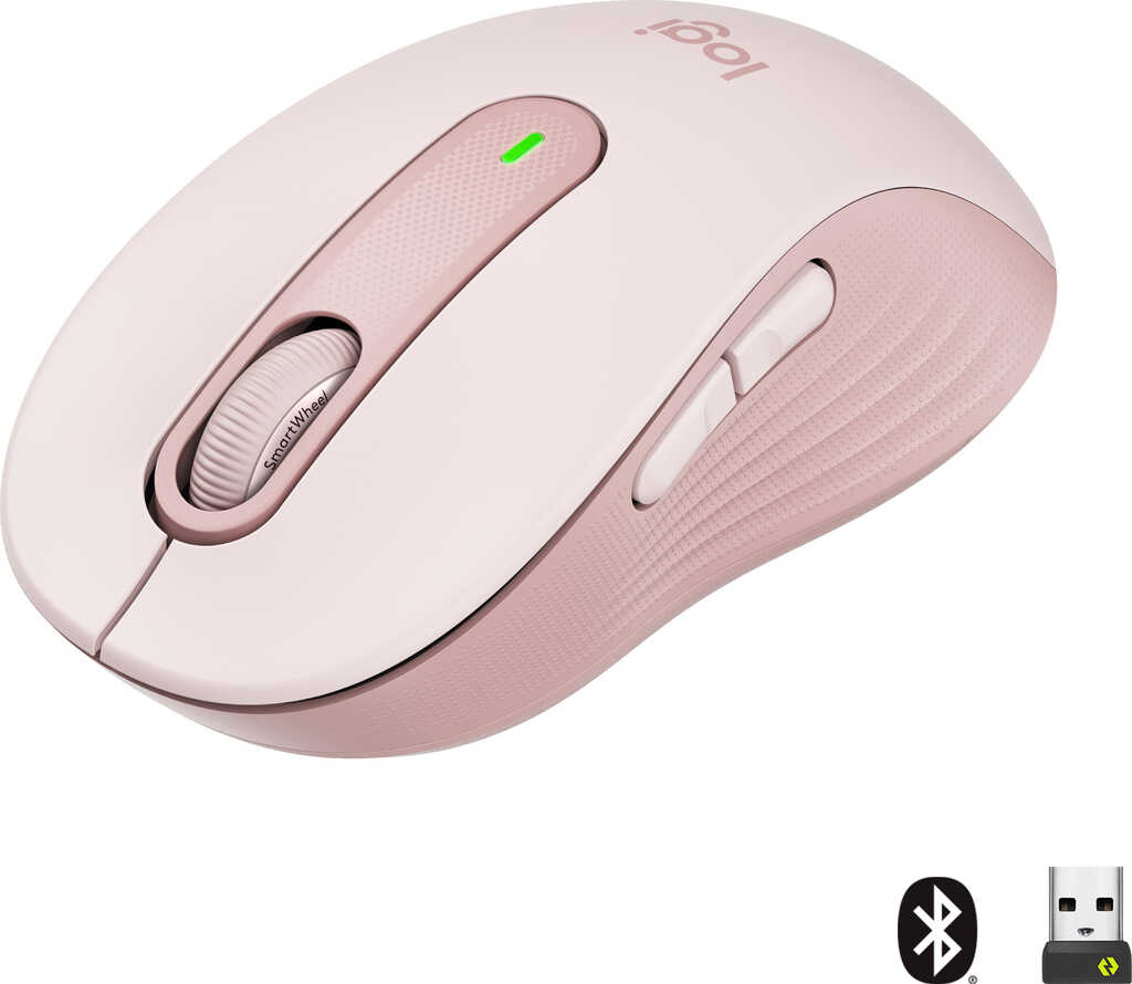 Logitech Signature M650 Medium Rosa&comma; Maus&comma; rechtsh&auml;nder