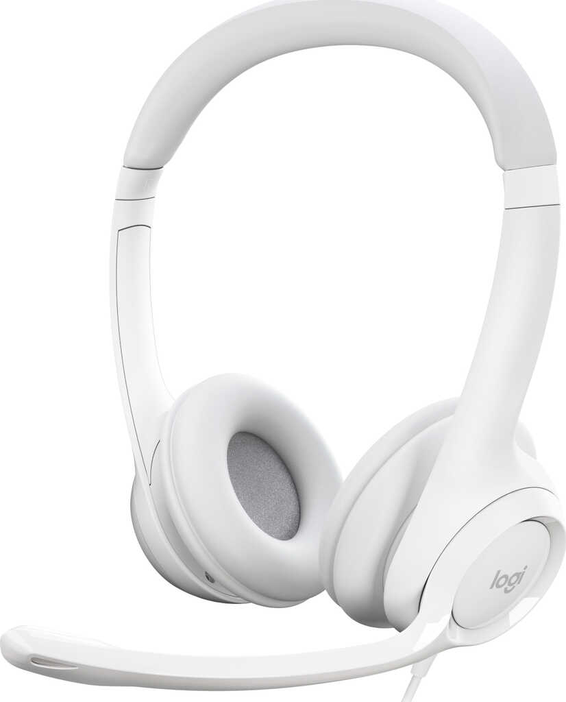 Logitech H390 wei&szlig;&comma; Kopfh&ouml;rer On-Ear&comma; USB