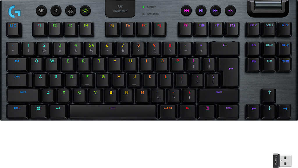 Logitech G915 TKL&comma; Layout&colon; US&comma; mechanisch&comma; Kaihua GL
