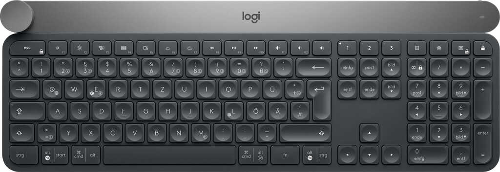 Logitech Craft&comma; USB&sol;Bluetooth Tastatur