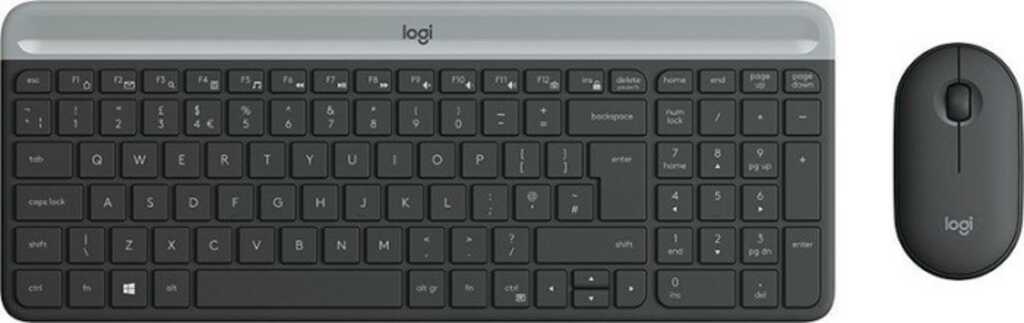 Logitech MK470 Slim Wireless Keyboard und Mouse Combo