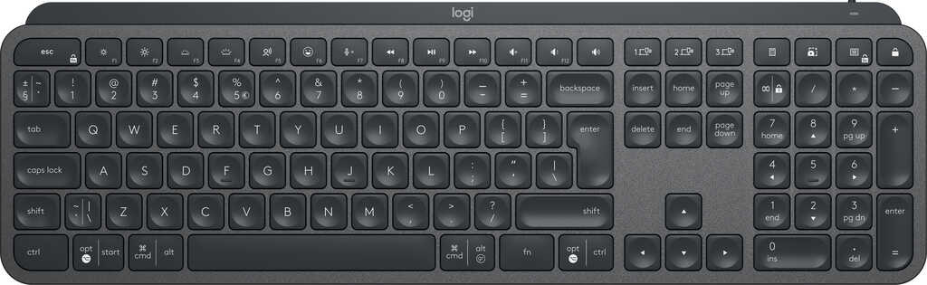 Logitech MX Keys for Business&comma; Layout&colon; DE&comma; Rubber Dome&comma;