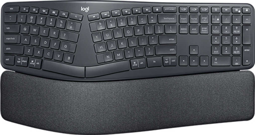 Logitech Ergo K860&comma; USB&sol;Bluetooth&comma; DE Tastatur