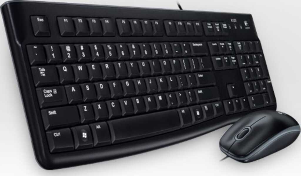 Logitech Desktop MK120 USB Tastatur-Maus-Kombination