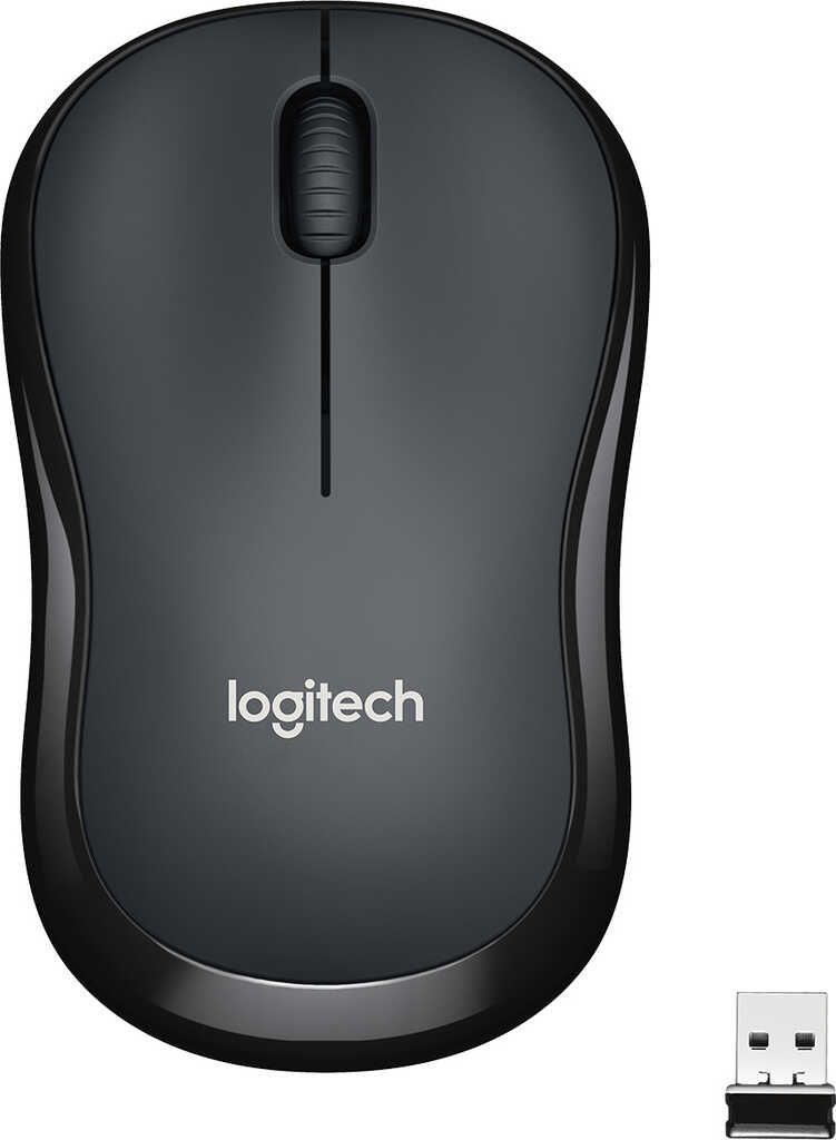 Logitech M220 Silent schwarz&comma; Maus&comma; beidh&auml;ndig&comma; kabellos