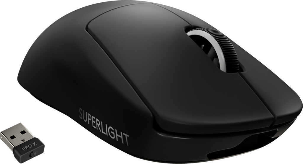 Logitech G Pro X Superlight Wireless Gaming Mouse schwarz&comma;