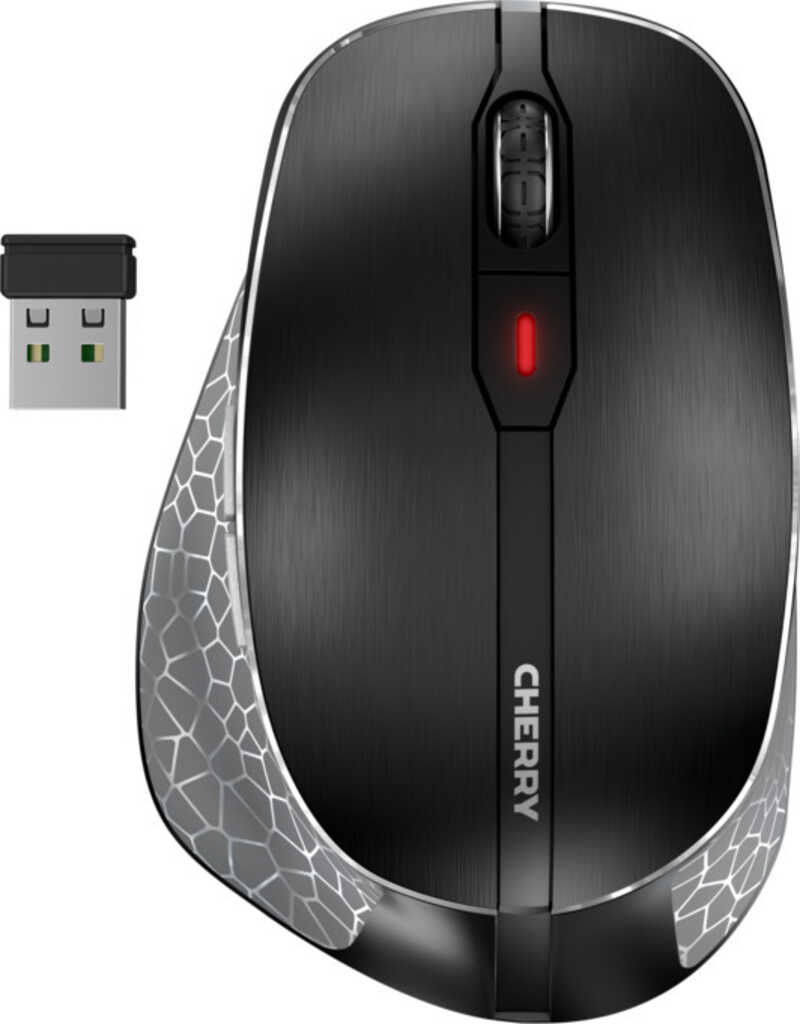 Cherry MW 8C Ergo kabellos&comma; Maus&comma; rechtsh&auml;nder