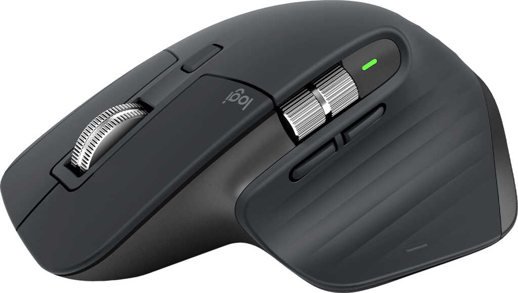 Logitech MX Master 3S Graphite&comma; Maus&comma; rechtsh&auml;nder