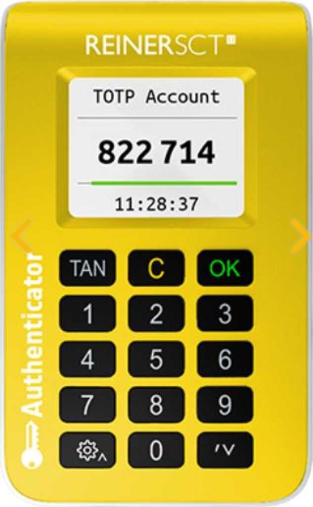 Reiner SCT Authenticator&comma; Zwei-Faktor Authentifikation&comma;