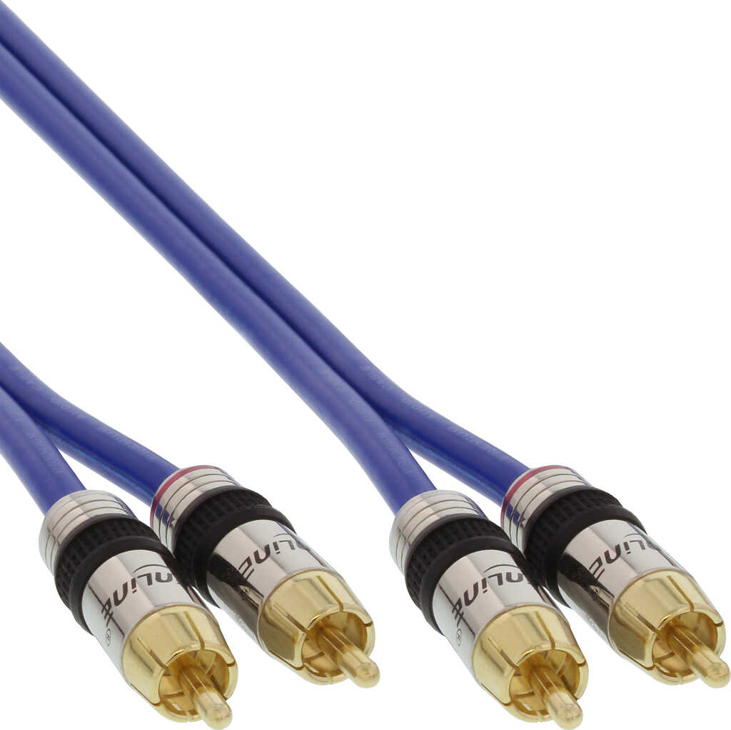 20m Audio-Kabel 2x Cinch InLine Premium