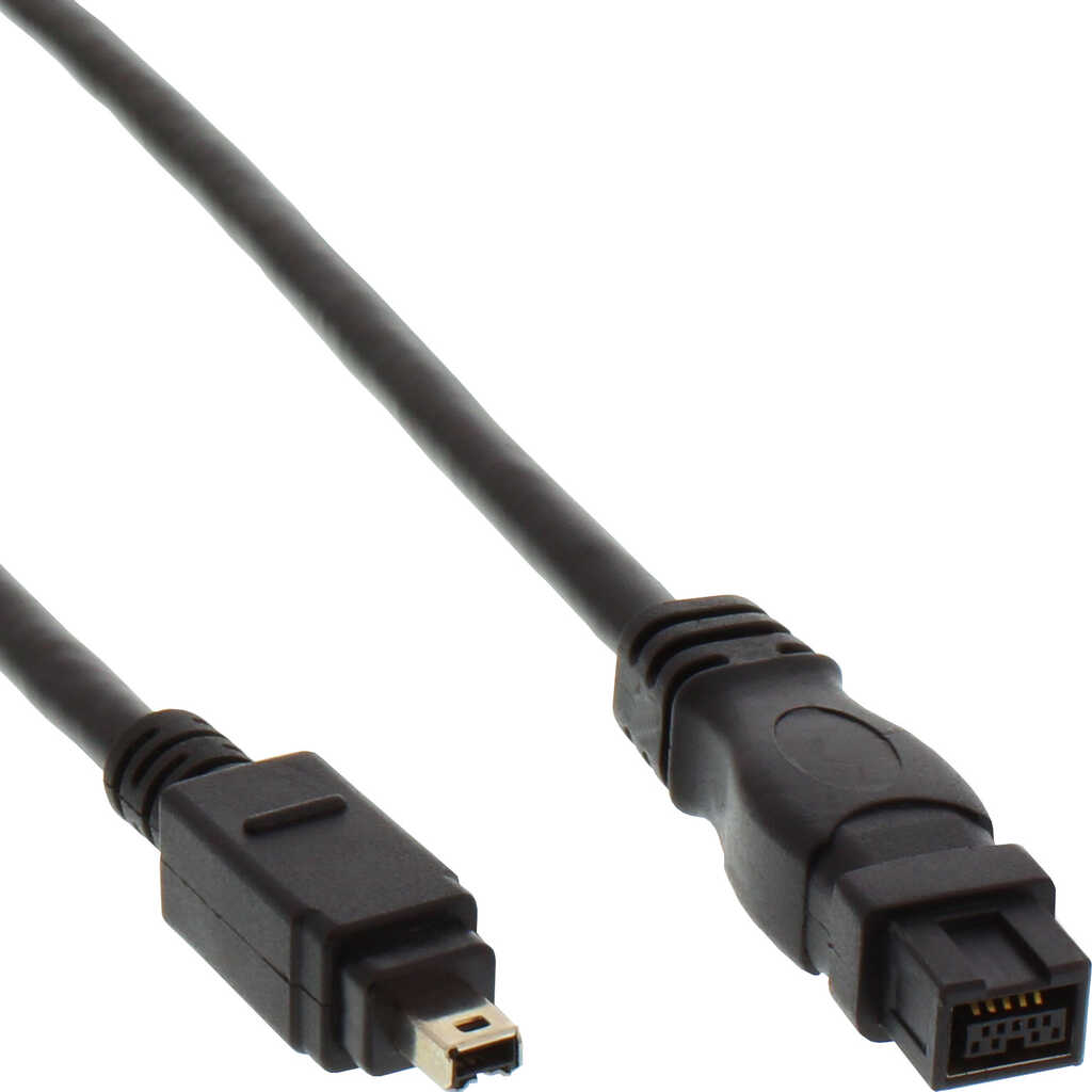 1&comma;8m FireWire 800-Kabel 9pol&period; Stecker auf 4pol&period; Stecker