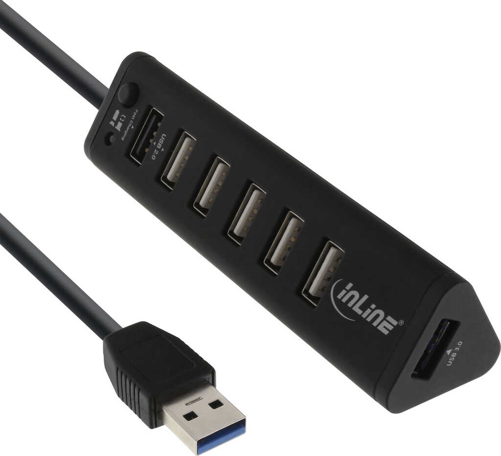InLine Smart Hub&comma; 7-port&comma; USB 3&period;0&sol; 2&period;0