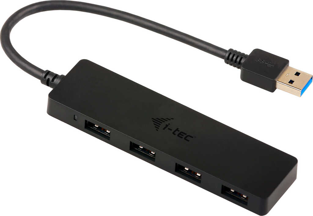i-tec USB 3&period;0 slim passiv USB-Hub&comma; 4x USB-A 3&period;0&comma; USB-A