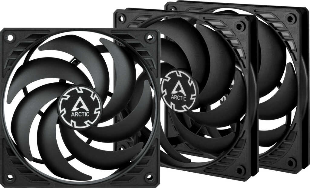 Arctic P12 Slim PWM PST&comma; 3er-Pack&comma; 120mm