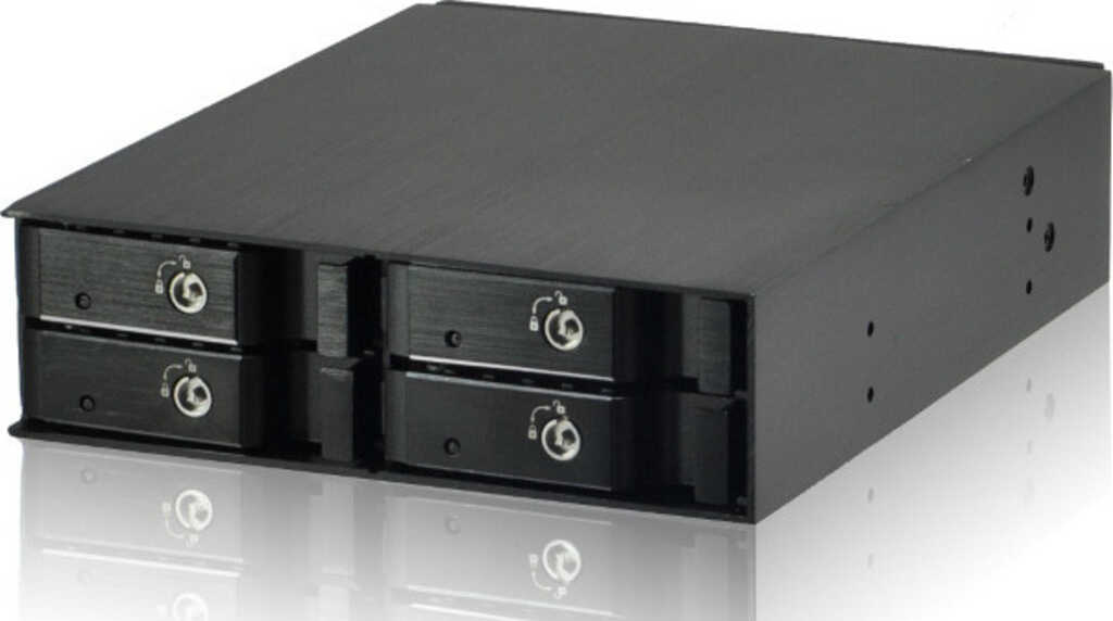 Jou Jye JJ-1044M-SS schwarz SAS&sol;SATA Wechselrahmen