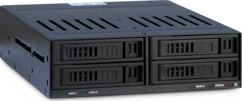DiskArray SATA f&uuml;r 4x 6&comma;4cm&sol; 2&period;5  HDD schwarz