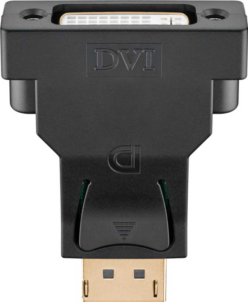 Adapter Displayport DVI-I 24&plus;5 Buchse &gt; 20-pol&period; DP-Stecker