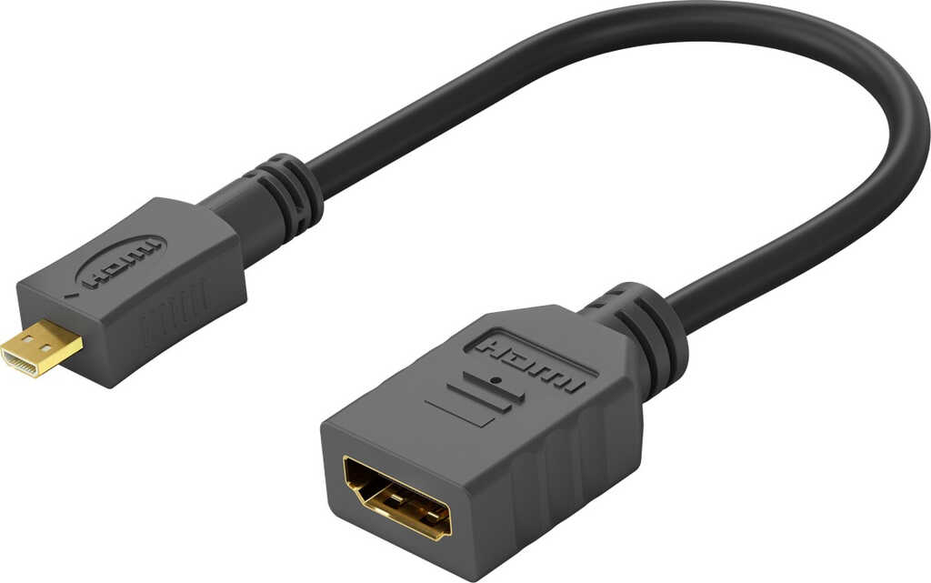Micro HDMI &sol; HDMI-Adapter&comma; 4K&sol;60Hz HDMI stecker&sol; buchse
