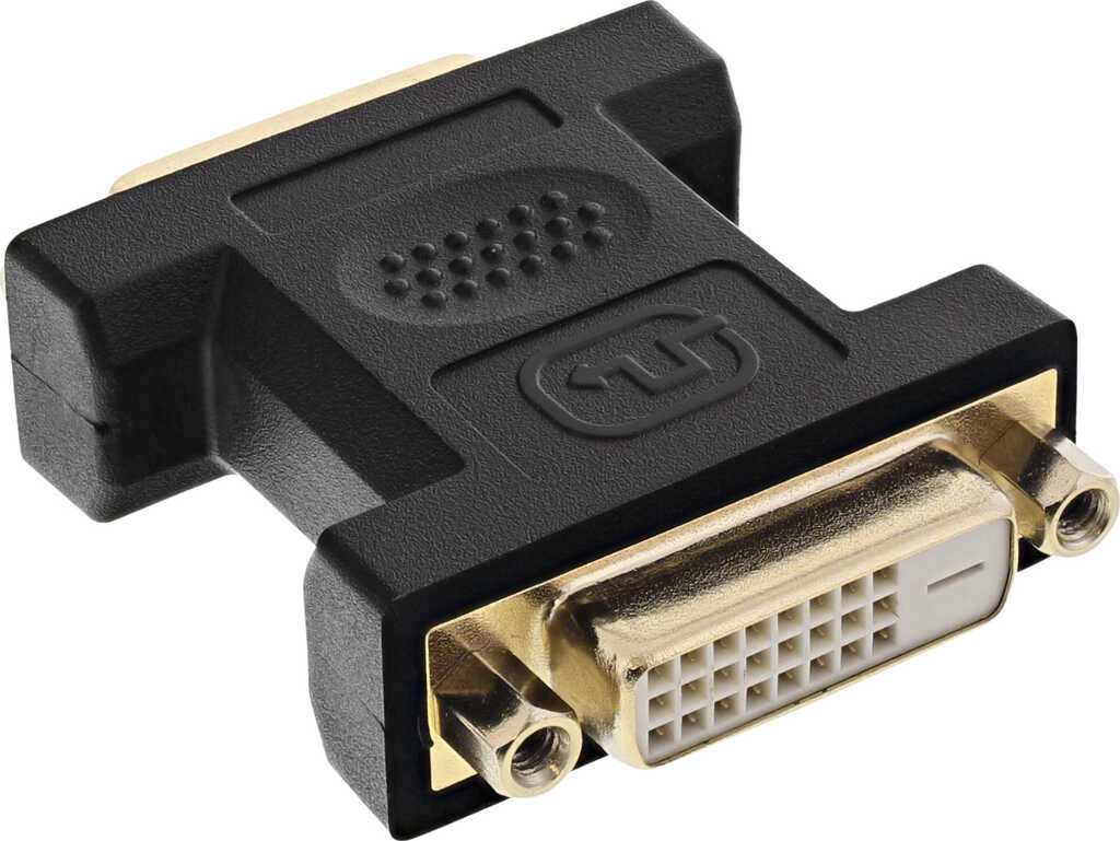 InLine DVI-D Adapter&comma; Digital 24&plus;1 Buchse&sol; Buchse &lpar;Kupplung&rpar;