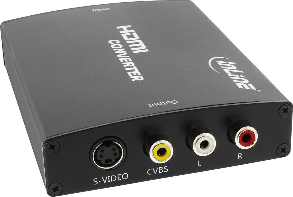 InLine Konverter HDMI zu Composite&sol;S-Video mit Audio
