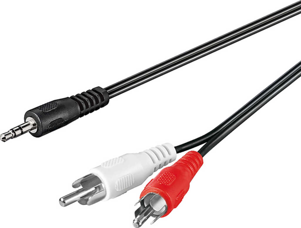 1m Audio Adapterkabel AUX&comma; 3&comma;5mm Klinke zu Stereo