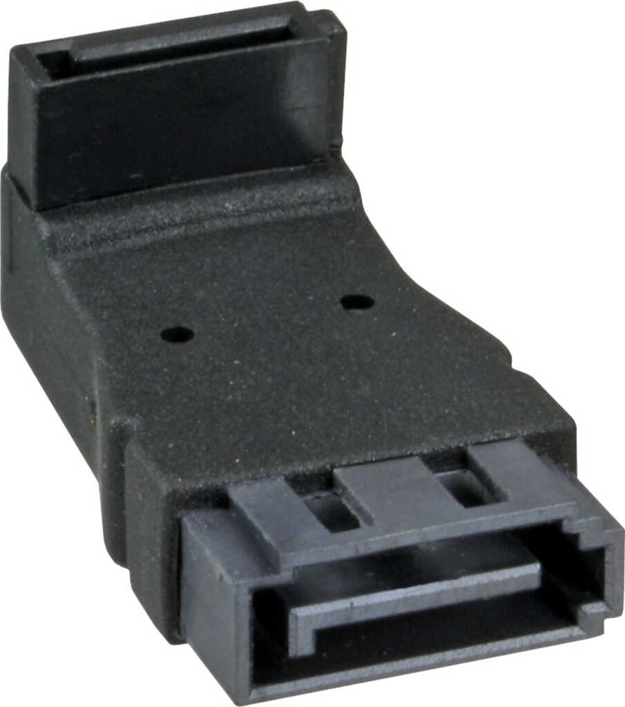 InLine SATA Adapter Stecker &sol; Buchse&comma; gewinkelt nach oben