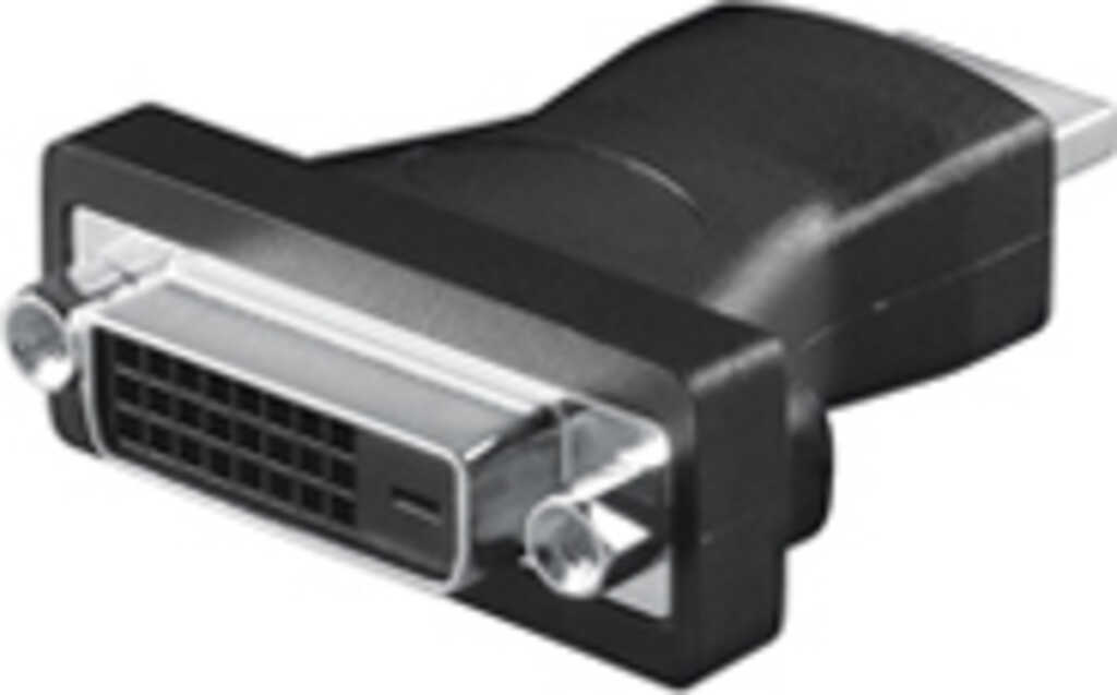 HDMI &gt; DVI-D &lpar;24&plus;1 pin&rpar; Adapter&comma; vernickelt stecker&sol; buchse