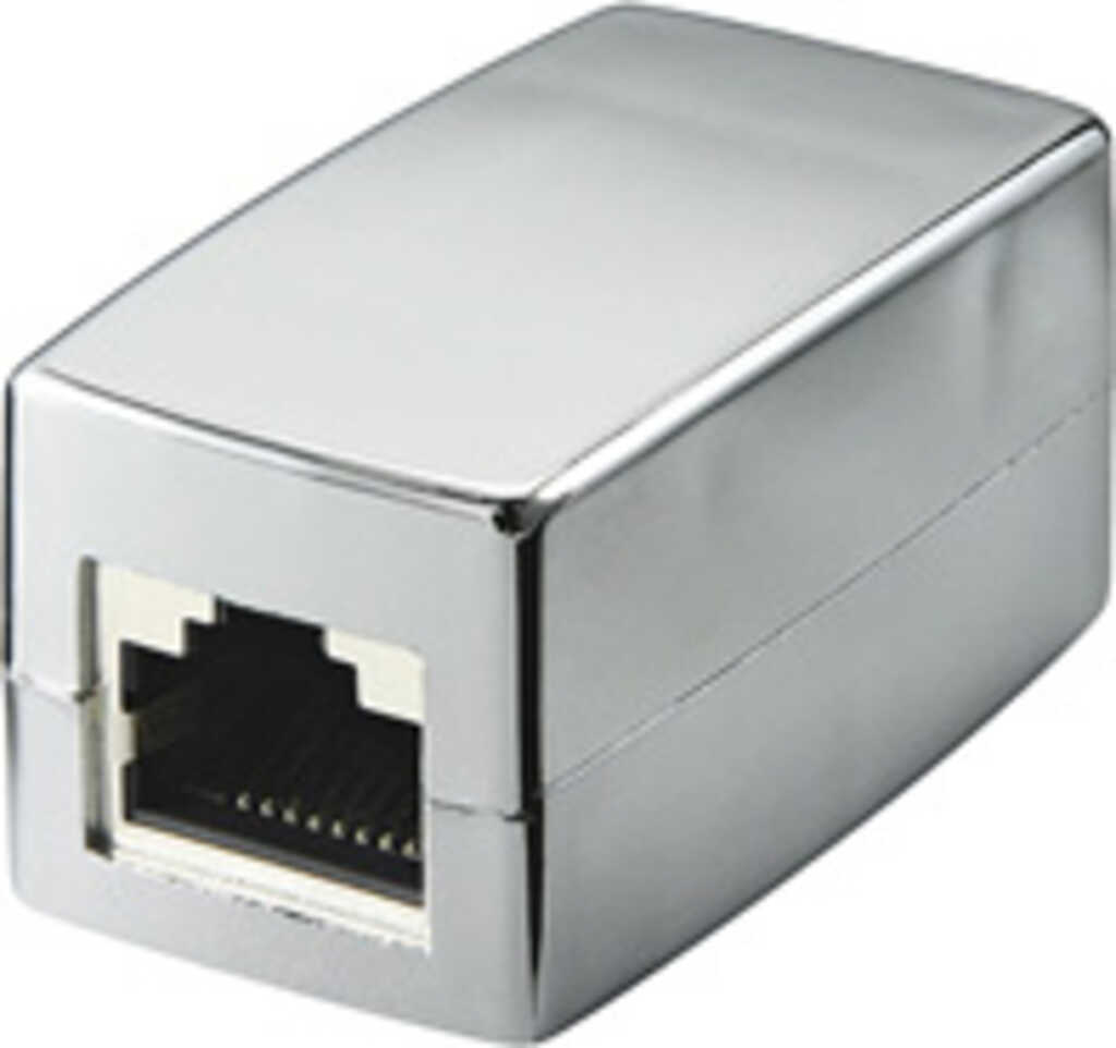 goobay Patchkabelkupplung Cat&period;5e&comma; 2x RJ45 Buchse&comma; geschirmt