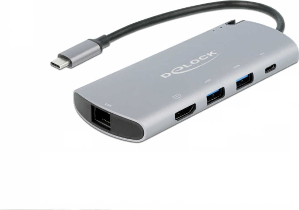 Delock USB Type-C Dockingstation mit M&period;2 Slot -