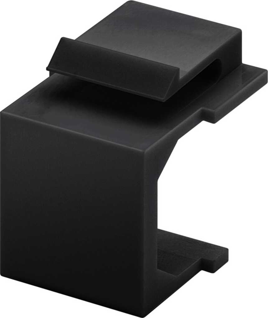 goobay Keystone Abdeckung&comma; 4-er Pack schwarz