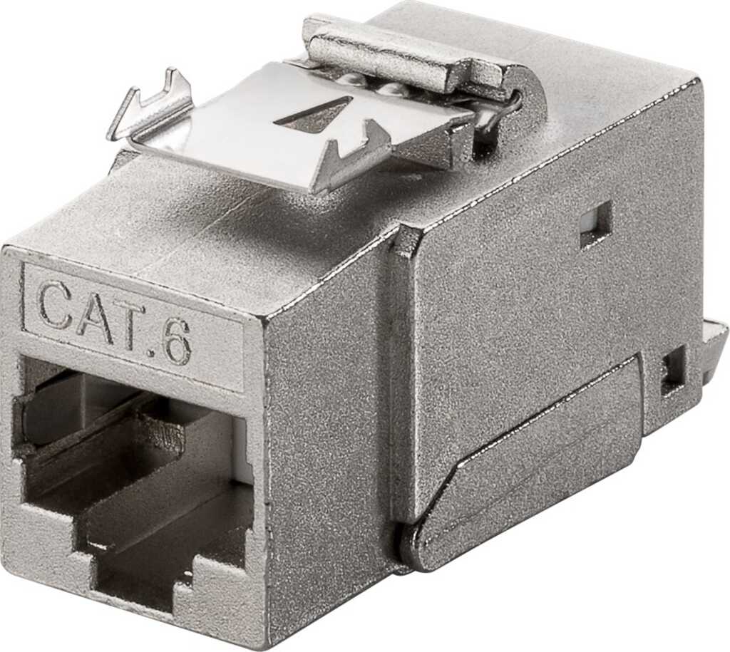 goobay Keystone Modul RJ45 CAT 6&comma; STP RJ45-Buchse&comma;