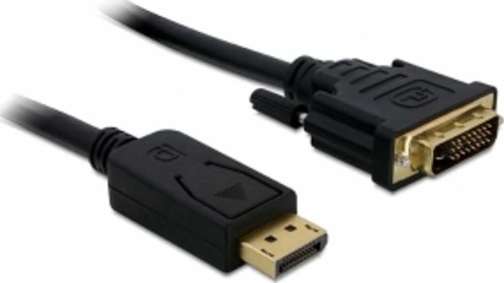 3m Displayport 1&period;2 &gt; DVI 24&plus;1 Stecker&sol; Stecker DeLock