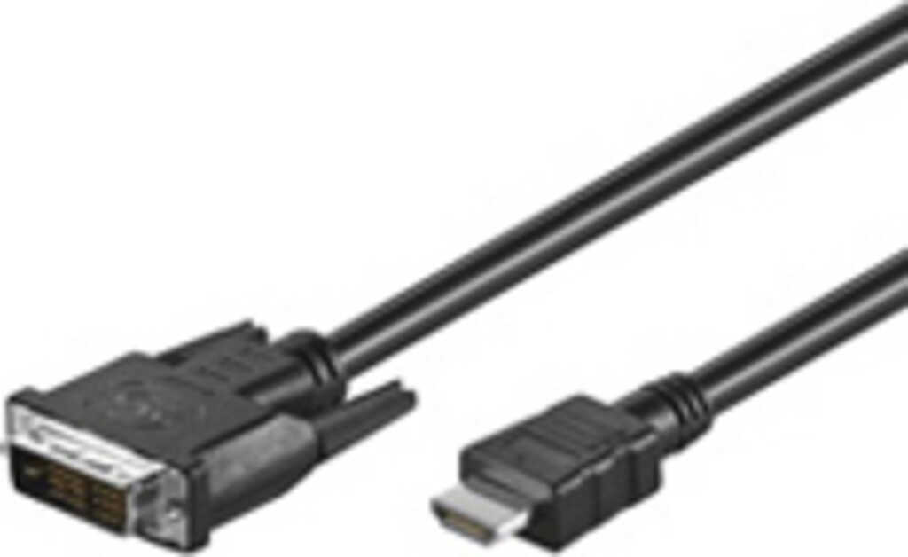 5m DVI-D&sol;HDMI-Kabel&comma; vergoldet DVI-D-Stecker Single-Link
