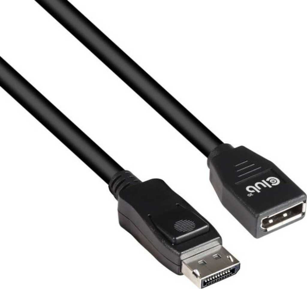2m DisplayPort &gt; DisplayPort  Stecker&sol; Buchse schwarz