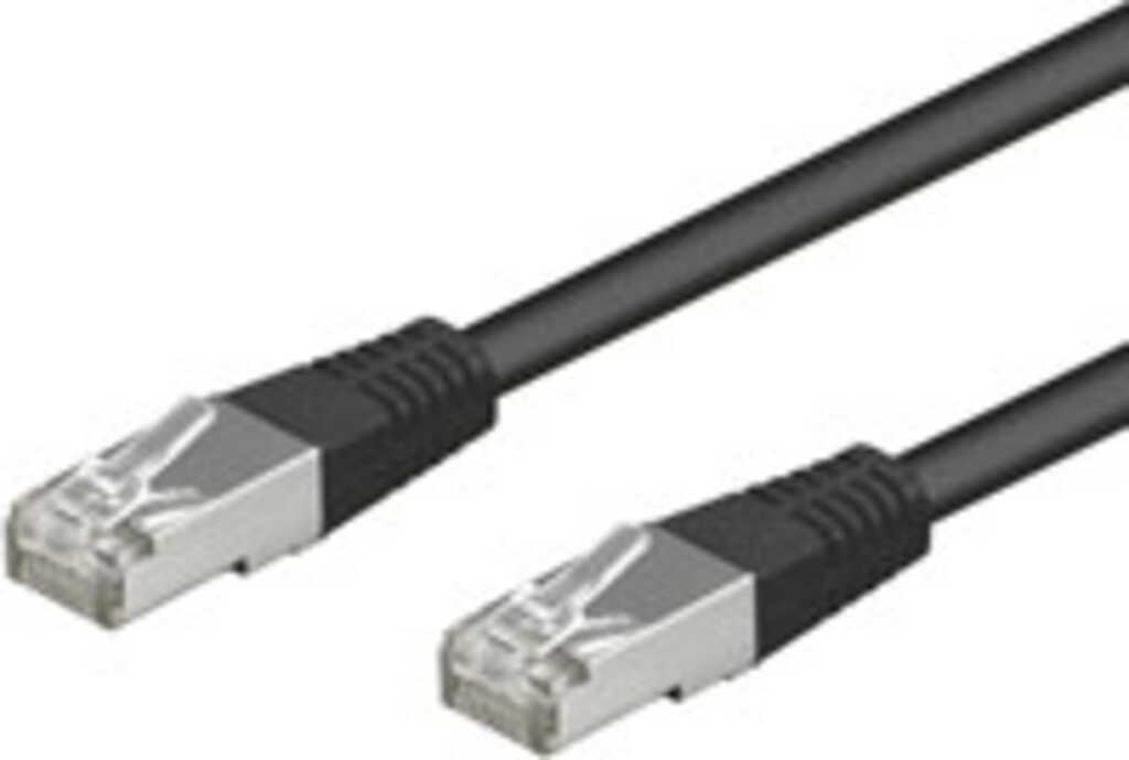 5m Patchkabel Cat&period;5e SF&sol;UTP schwarz goobay