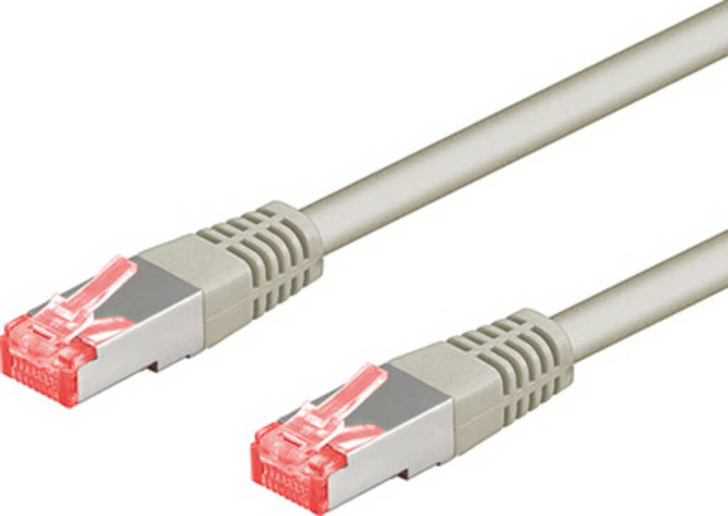 0&comma;25m Patchkabel Cat&period;6 S&sol;FTP grau