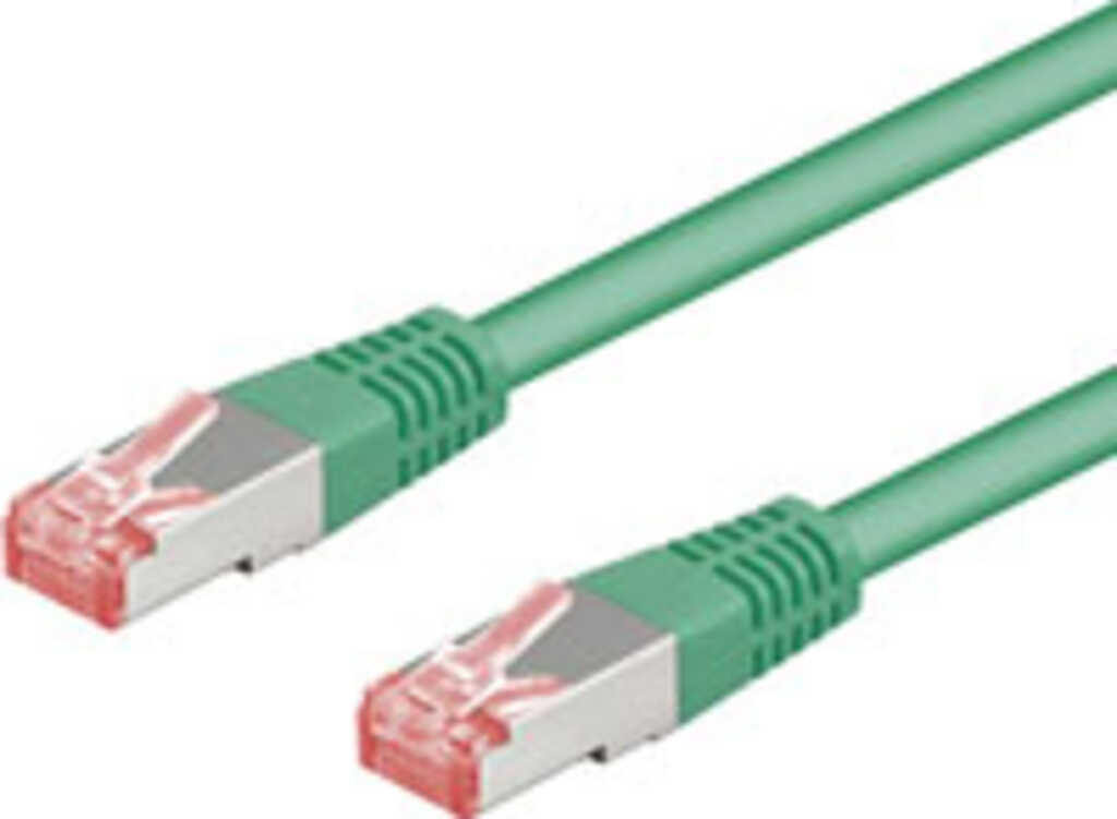 0&comma;5m Patchkabel Cat&period;6 S&sol;FTP gr&uuml;n