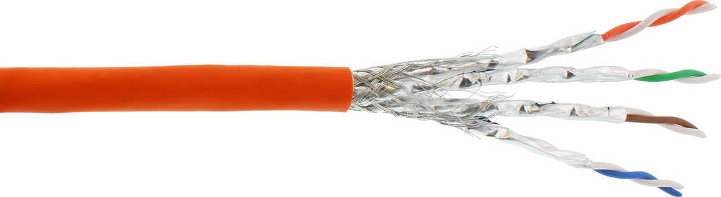 300m Netzwerkkabel Cat&period;7a S&sol;FTP &lpar;PiMf&rpar;&comma;1000MHz&comma; orange
