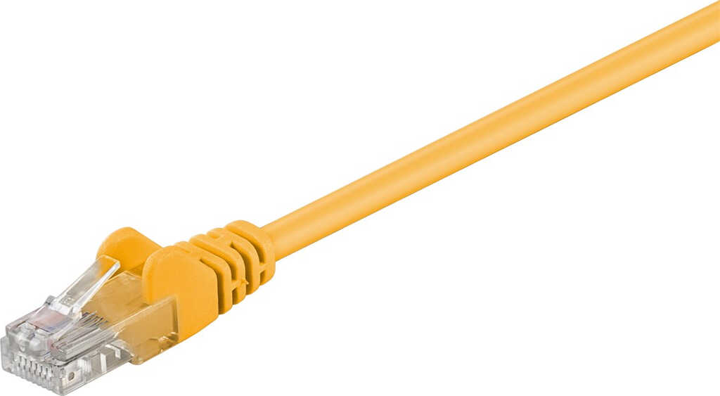 0&comma;25m Patchkabel Cat&period;5e U&sol;UTP gelb