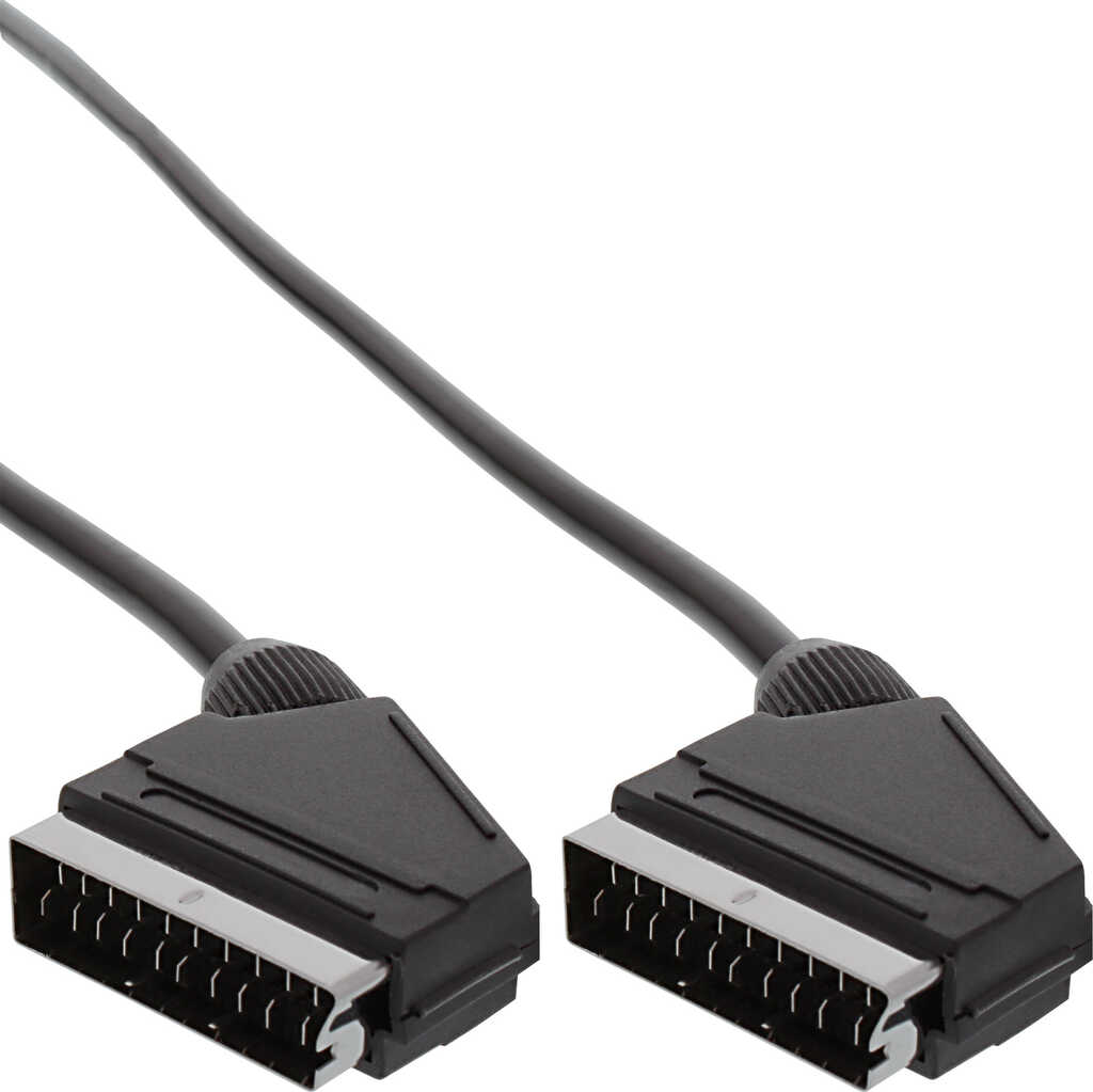 3m InLine Scart Anschlusskabel&comma; Stecker &sol; Stecker