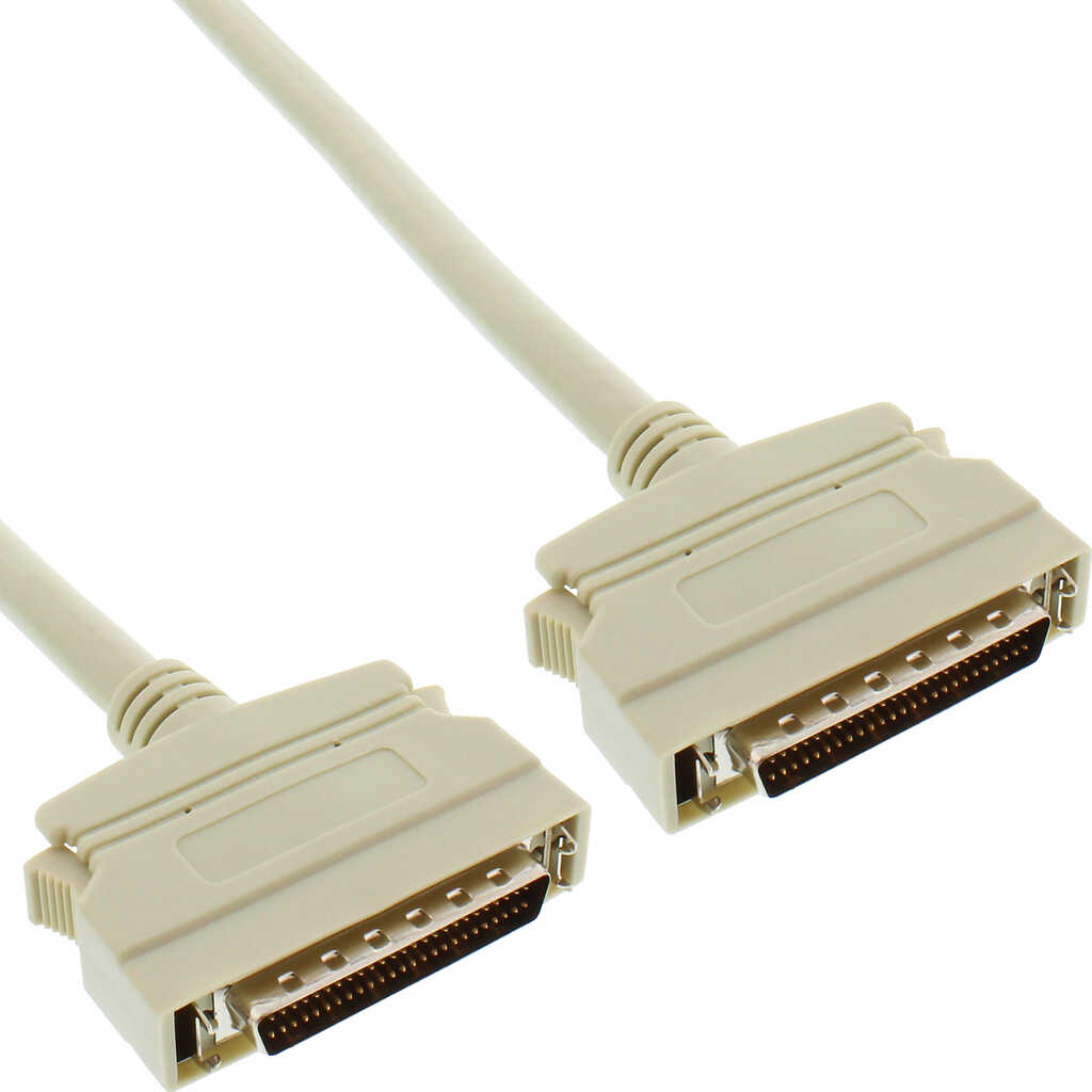 2m InLine SCSI II Kabel&comma; 50pol mini Sub D Stecker &sol; Stecker