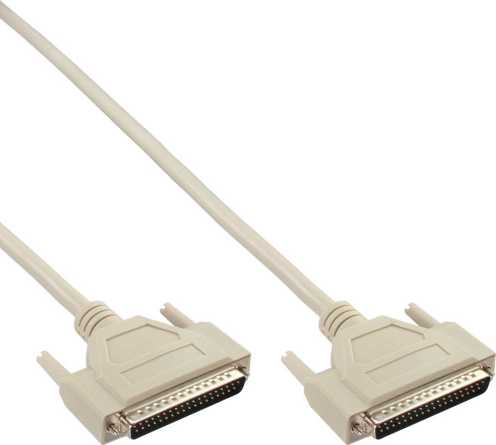 2m Serielles Kabel&comma; 37pol Stecker &sol; Stecker&comma; 1&colon;1 belegt