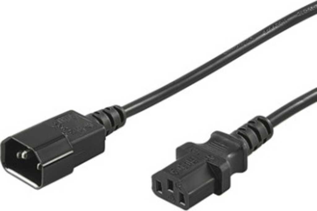 1&comma;5m Netzkabel-Verl&auml;ngerung Kaltger&auml;teanschluss&gt;Ger&auml;tebuchse