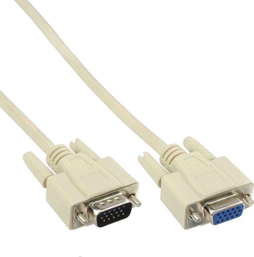 3m VGA Verl&auml;ngerung Stecker&sol; Buchse 15pol HD InLine