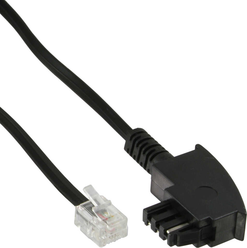6m Anschlusskabel RJ11 Stecker auf TAE-F Stecker Gigaset