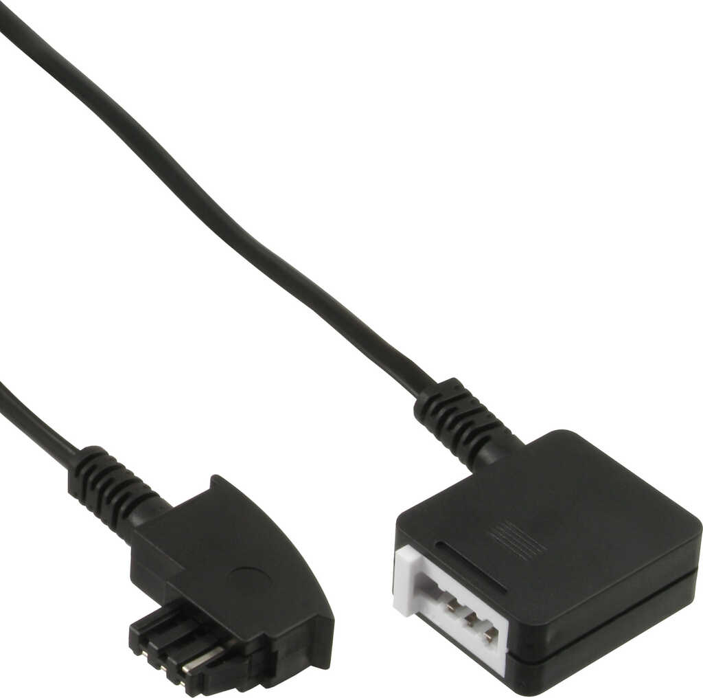 10m Verl&auml;ngerungs-Kabel TAE-N Stecker &sol; Buchse