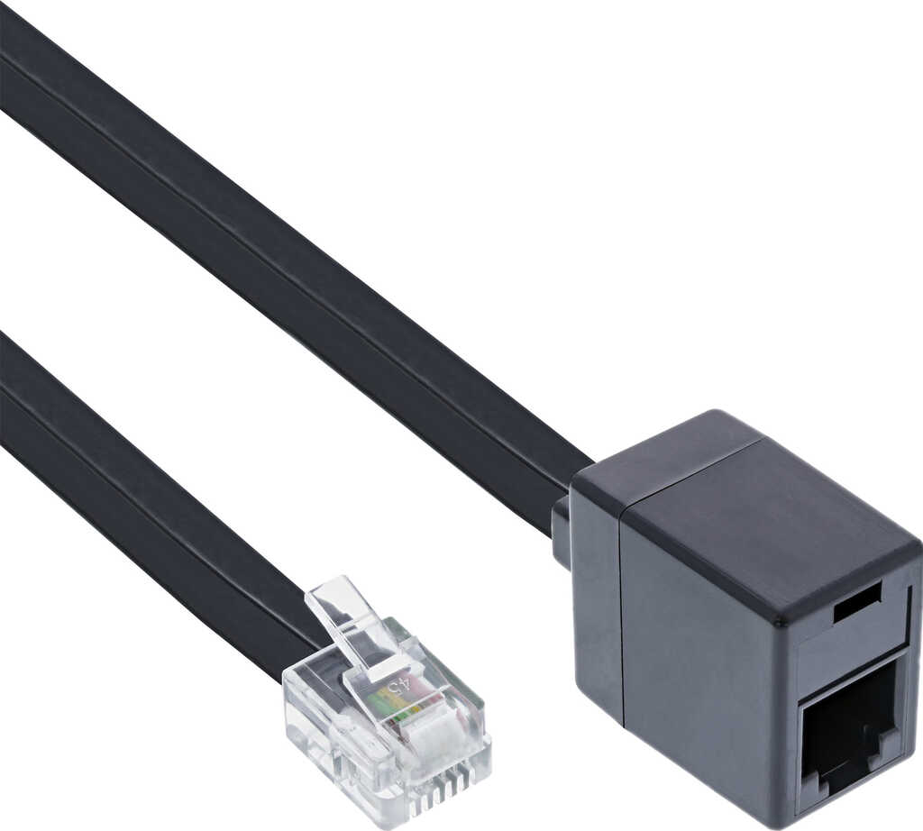 3m InLine Modular Verl&auml;ngerung&comma; RJ12 Stecker &sol; Buchse