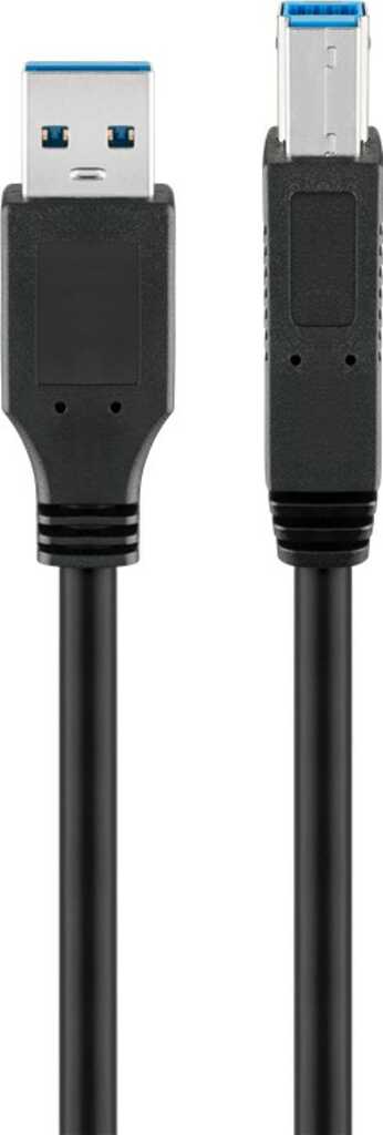 1m USB 3&period;0-Kabel&comma; Typ-A auf Typ-B stecker&sol; stecker