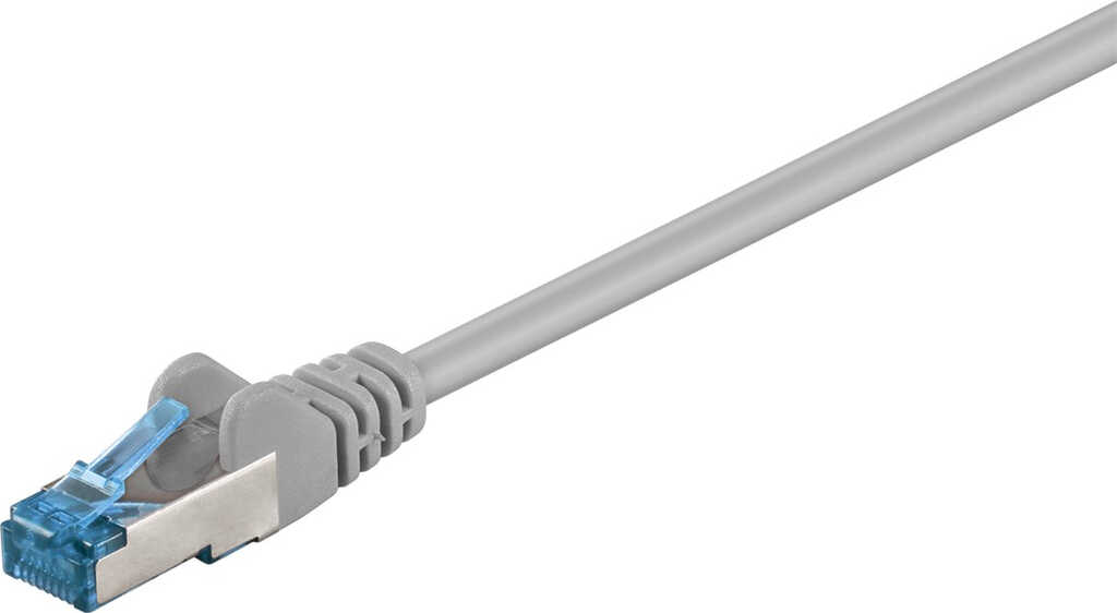 1m Patchkabel Cat&period;6a S&sol;FTP grau &lpar;10 Gbit&sol;s&sol; 500 MHz&rpar; goobay